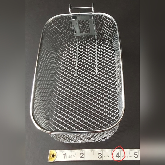 ChefStyle Stainless Fry Baskets (2) w/ Handle / NEW - Picture 4 of 5